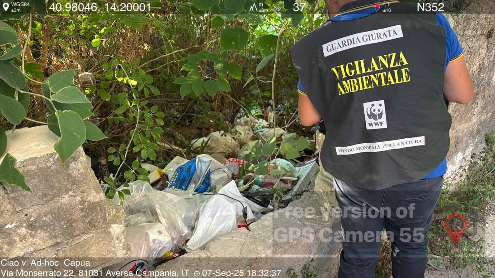 Vigilanza ambientale del WWF Italia nel territorio di Aversa