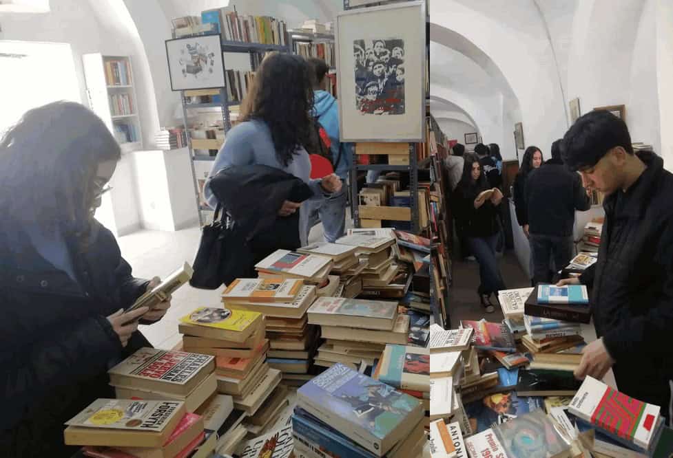 Aversa: La cultura non si sfratta, flash mob per la libreria "Il Dono"