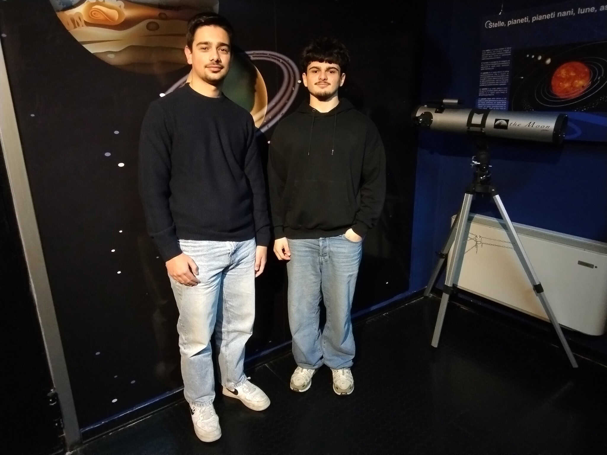 Il Planetario di Caserta scommette sui giovani: Francesco e Luigi saranno divulgatori astronomici