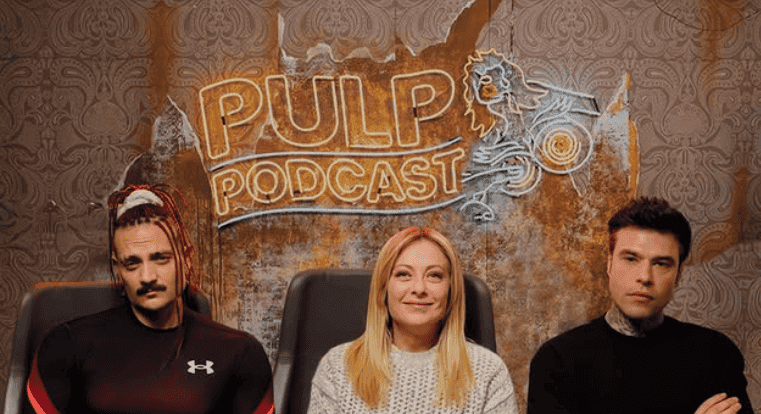 Meloni a "Pulp Podcast": la consacrazione del mezzo podcast