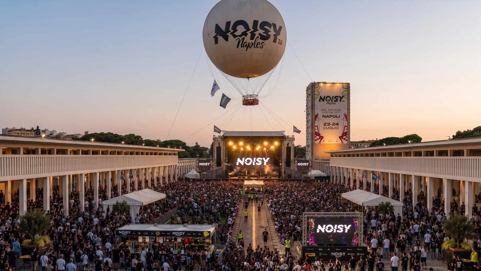 Noisy Naples Fest 2026, la grande musica alla Mostra d'Oltremare: tutto quello che c'è da sapere sul festival