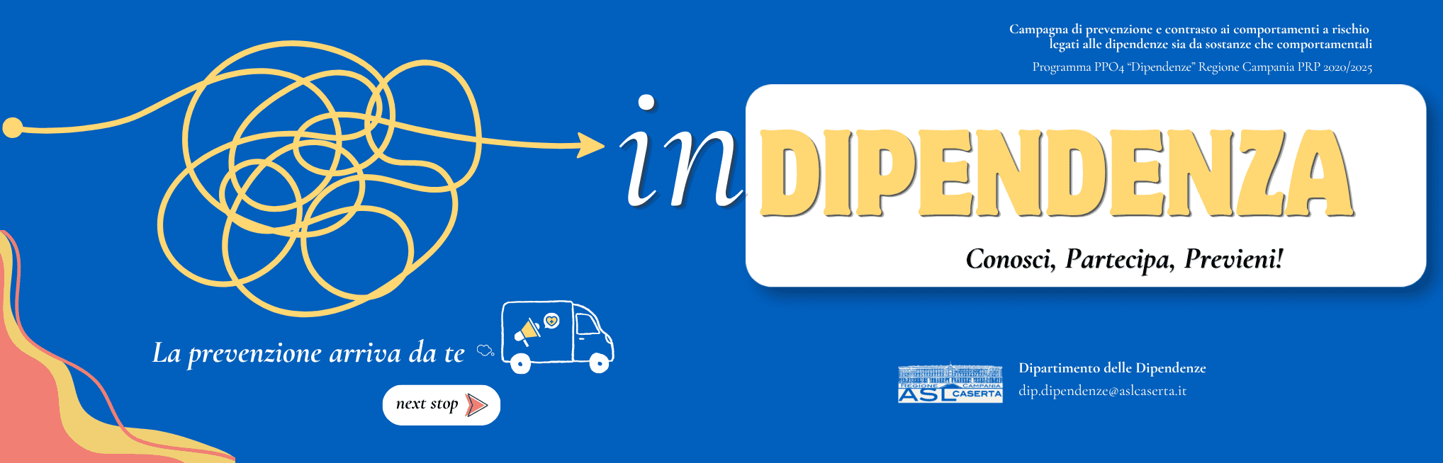 Castel Volturno, arriva il truck dell'Asl del progetto "inDIPENDENZA"