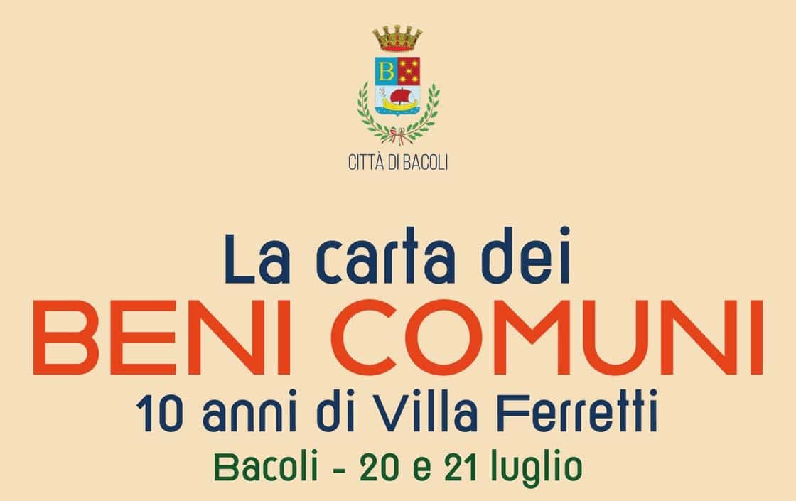 Bacoli, auguri Villa Ferretti! Due giorni per scrivere la Carta dei beni comuni