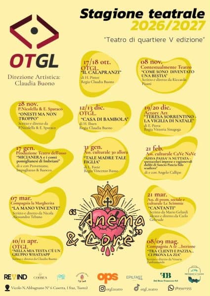 Nuova stagione OTGL Teatro: presentato il cartellone